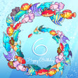 Sea Fish Happy 6th Birthday
