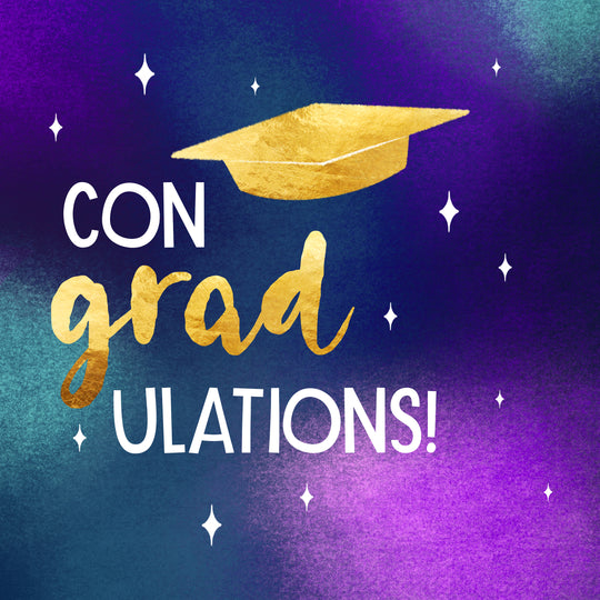 Space And Gold Congratulations