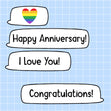 Happy Anniversary LGBTQ+ Texting
