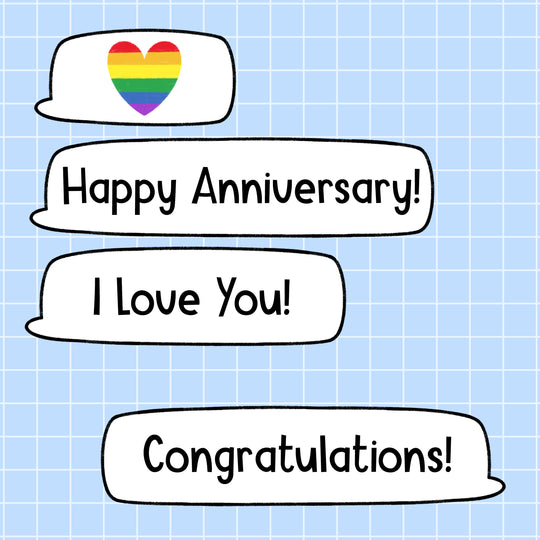 Happy Anniversary LGBTQ+ Texting