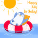 Little Penguin Happy July Birthday