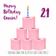Special Cake Happy 21st Birthday Cousin
