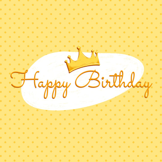 Happy Birthday Crown Card