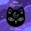 Mystical Cat Happy Halloween