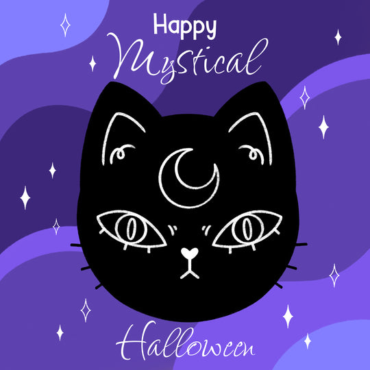 Mystical Cat Happy Halloween