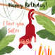 Monkey On A Tree Happy Birthday Sister