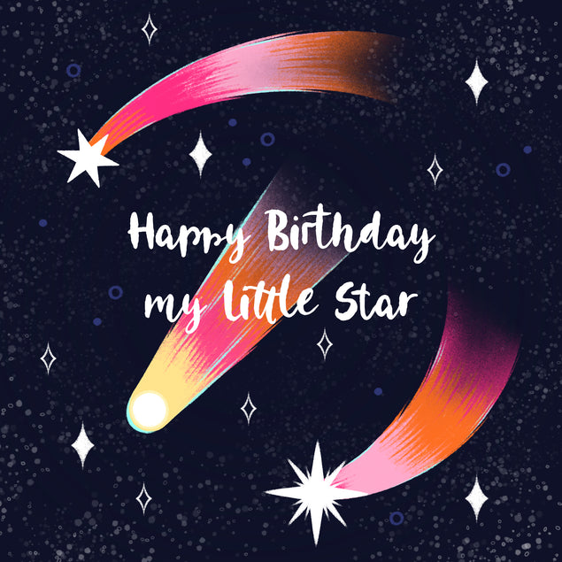 Happy Birthday Shooting Stars