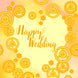 Happy Wedding Yellow Gears