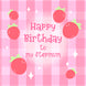 Happy Birthday Stepmum Pink Strawberries