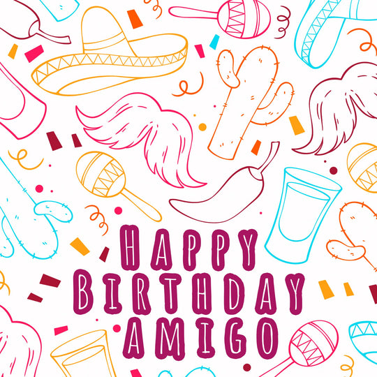 Happy Birthday Amigo Card