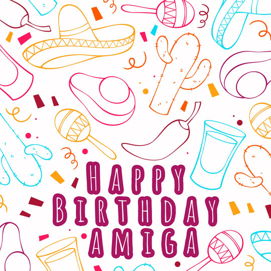 Happy Birthday Amiga Card