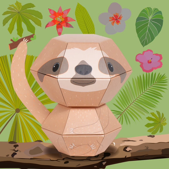 Sloth 3D Pop-up Confetti Wild Card