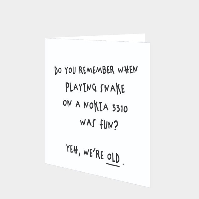 Snake Nokia 3310 Card