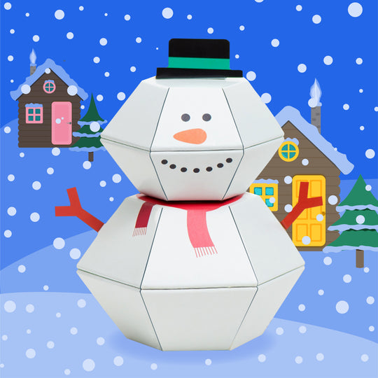 Snowman 3D Pop-up Confetti Wild Card