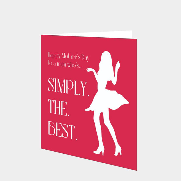 Mum Simply The Best Card