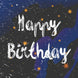Happy Birthday Starry Sky Card