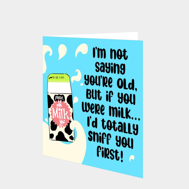 Sniff You First Birthday Card