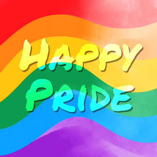 Happy Pride Flag Card