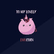 To My Lovely Emocorn Card