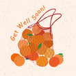 Get Well Soon Orange Card