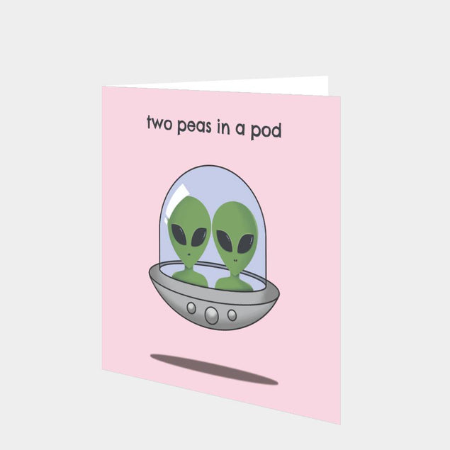Two Peas In A Pod Card