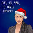 Like, Bible, It's Totally Christmas Card