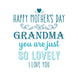 Happy Mothers Day Grandma Card