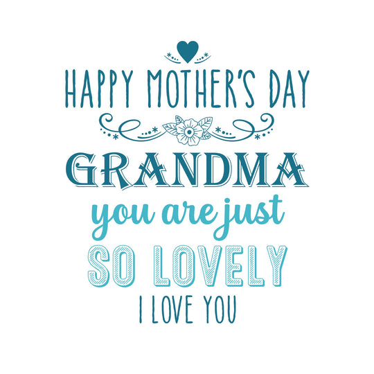Happy Mothers Day Grandma Card