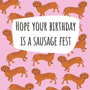 Sausage Fest Card