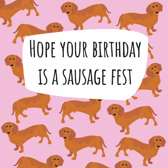 Sausage Fest Card