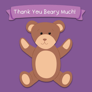 Thank You Beary Much Card