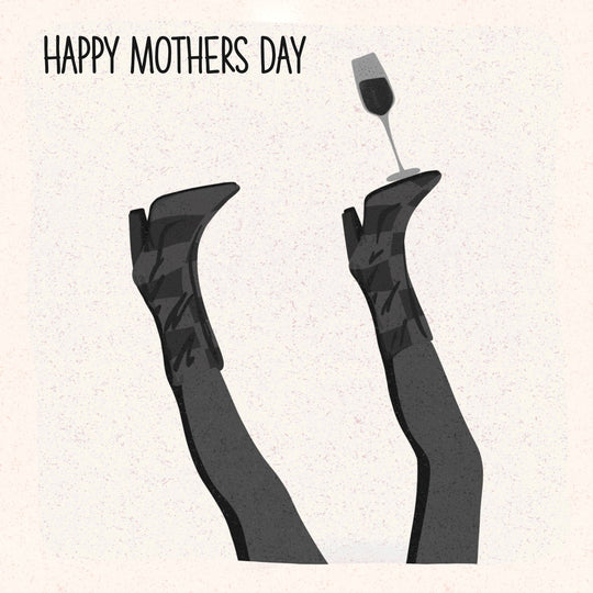 Mother's Day Glass Of Wine Card