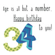 Happy 38th Birthday To You! Card