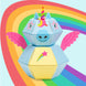 Rainbow Unicorn 3D Pop-up Confetti Wild Card