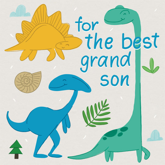 For The Best Grandson Card