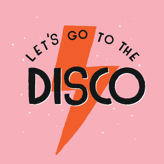 Let's Go To The Disco Card
