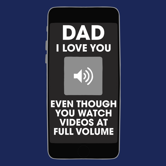 Full Volume Dad Father's Day Card