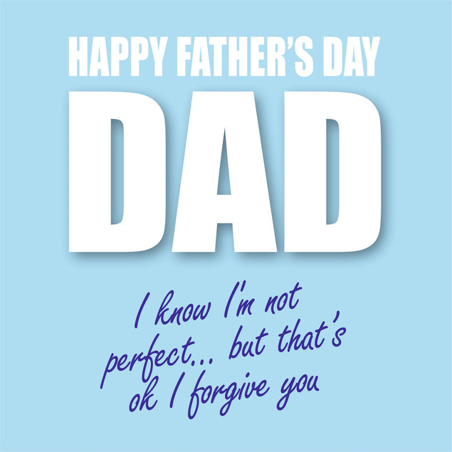 I Know I'm Not Perfect... Card