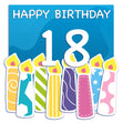 Happy 18th Birthday Card