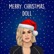 Merry Christmas Doll Card