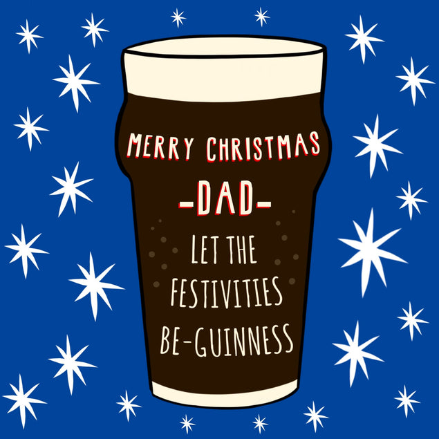 Let The Festivities Be-Guinness Dad Card