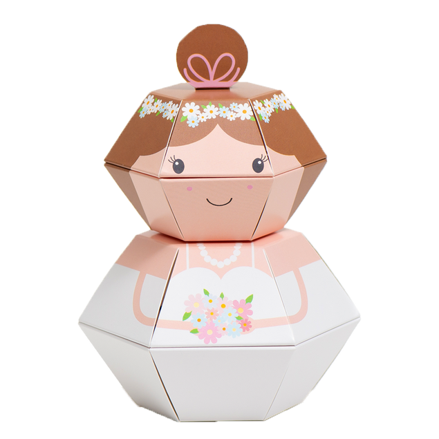 Cute Bride 3D Pop-up Wild Card Character Boomf Confetti Greeting Card
