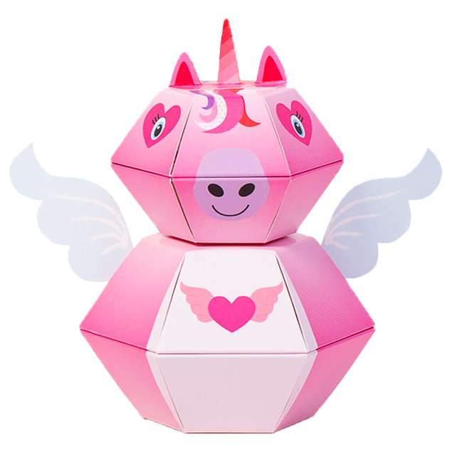 Love Heart Unicorn 3D Pop-up Wild Card Character Boomf Confetti Greeting Card