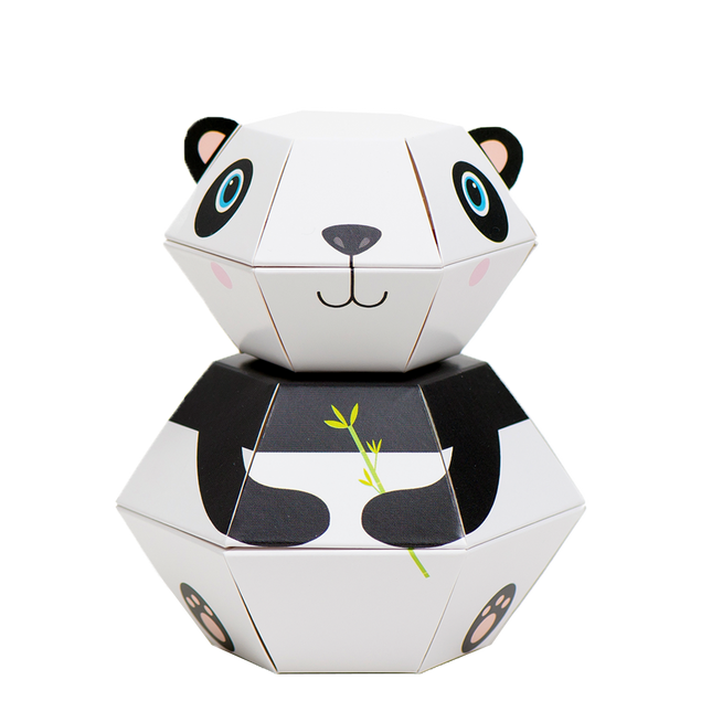 Panda 3D Pop-up Wild Card Character Boomf Confetti Greeting Card