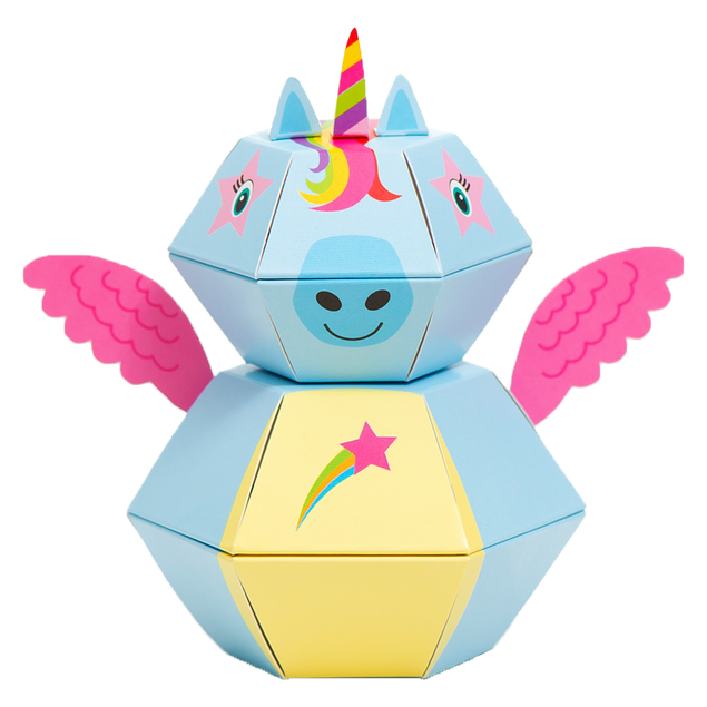 Rainbow Unicorn 3D Pop-up Wild Card Character Boomf Confetti Greeting Card