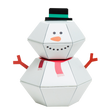 Snowman 3D Pop-up Wild Card Character Boomf Confetti Greeting Card
