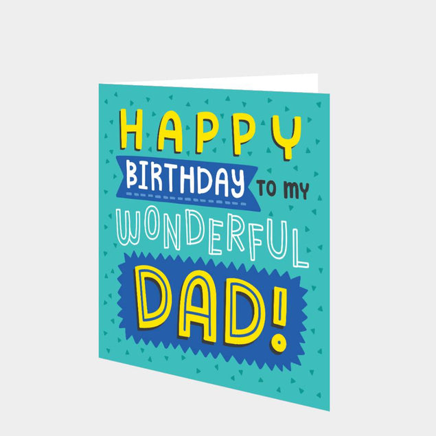 Wonderful Dad Birthday Card