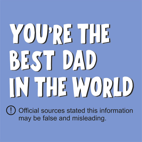 Best Dad In The World Card