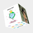 World's Best Mum Bomb 3D Cube Card