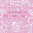 You Are Invited Pink Card